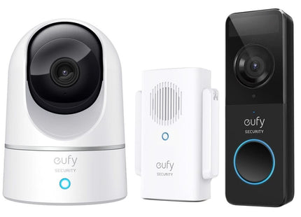 Eufy Indoor Cam + Doorbell Slim met deurbelgong