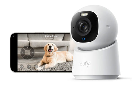 Eufy Indoor Cam E30, Pan & Tilt draaibaar 8Mp 4K