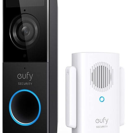 Eufy Slimme Video  Deurbelset Batterijgevoed 1080P Draadloze gong