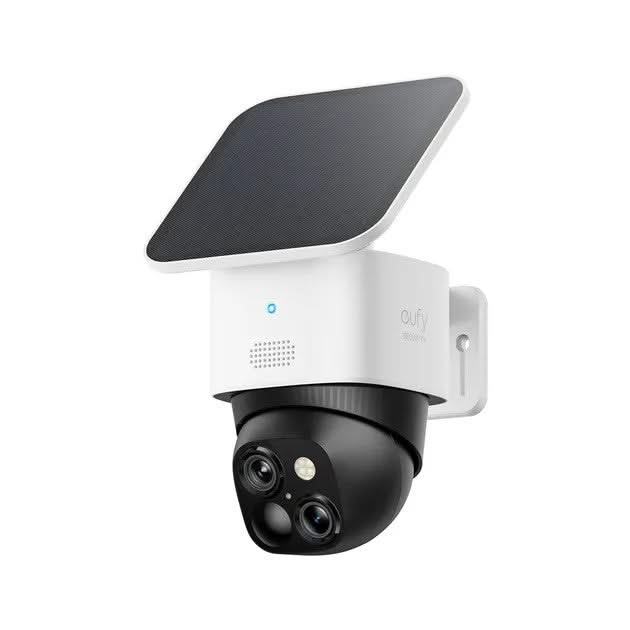 Eufy SoloCam S340 WiFi camera met PTZ en Dual Lens + Solar