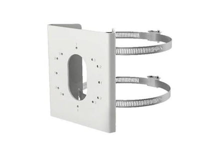 Hikvision DS-1275ZJ-S-SUS, paalmontagebeugel met klemmen, klein model RVS