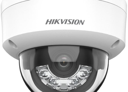 Hikvision DS-2CD1143G2-LIU, 4 MP Smart Hybrid Light dome camera, PoE, ingebouwde microfoon