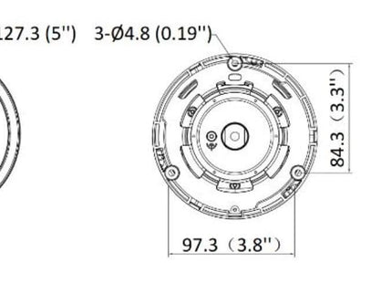 Hikvision DS-2CD2343G2-LI2U-SRB Zwart, 4MP Turret, Smart Hybrid  AcuSense, PoE, Mic. Sirene, flitslicht
