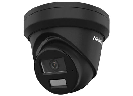 Hikvision DS-2CD2343G2-LI2U Zwart, 4MP Turret, Smart Hybrid Light, AcuSense, PoE, Micro SD slot, Microfoon