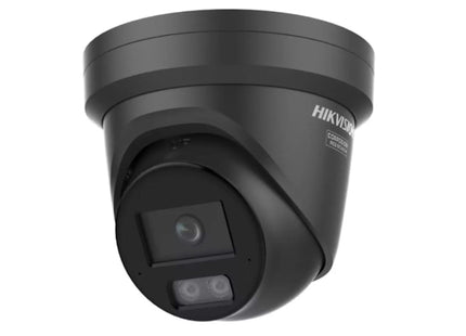 Hikvision DS-2CD2347G3-LI2UY Zwart, 4MP Turret, ColorVu 3.0, Anti-corrosie en Dual-Mic