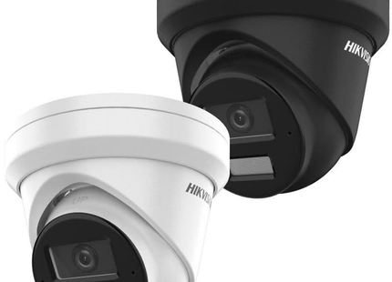 Hikvision DS-2CD2383G2-LI2U Zwart, 8MP Turret, Smart Hybrid Light, AcuSense, PoE, micro SD slot, Microfoon