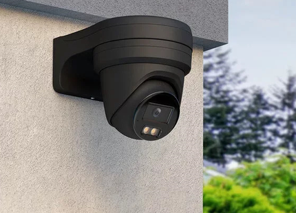 Hikvision DS-2CD2387G3-LI2UY Zwart, 8MP 4K Turret, ColorVu 3.0, Anti-corrosie en Dual-Mic