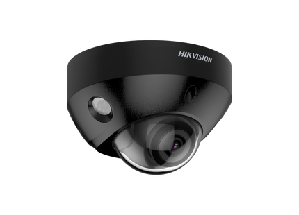 Hikvision DS-2CD2586G2-IS Zwart, 8MP 2.8mm Mini Dome camera met AcuSense en Built-in Mic
