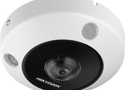 Hikvision DS-2CD6365G1-IVS, 6Mp Fisheye 360gr. camera BUITEN versie, PoE, microfoon/speaker, sd slot