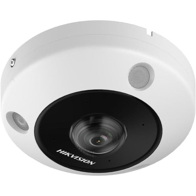 Hikvision DS-2CD6365G1-IVS, 6Mp Fisheye 360gr. camera BUITEN versie, PoE, microfoon/speaker, sd slot