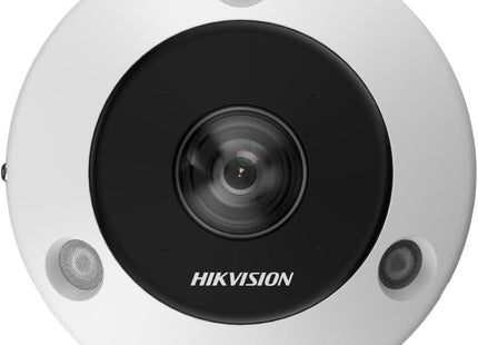 Hikvision DS-2CD6365G1-IVS, 6Mp Fisheye 360gr. camera BUITEN versie, PoE, microfoon/speaker, sd slot