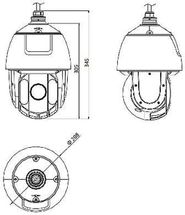 Hikvision DS-2DE5225IW-AE/S6 | PTZ | 2MP | 25x zoom | 150m IR | AcuSense