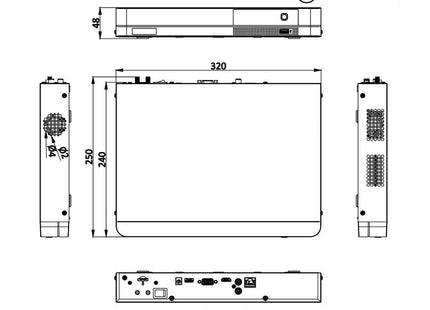 Hikvision DS-7604NI-K1/4G NVR 4 kanalen 4K met HDMI en 4G