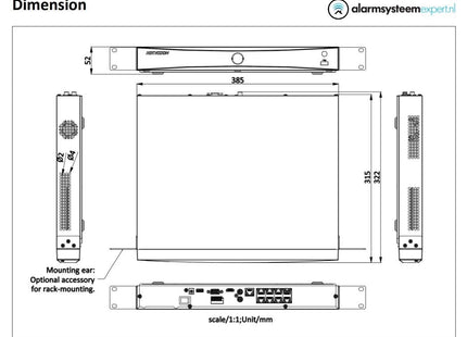 Hikvision DS-7608NXI-K2/8P 8 kanalen 4K NVR HDMI en PoE DEMO