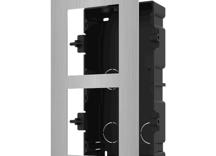 Hikvision DS-KD-ACF2/S Inbouwframe 2 modules RVS