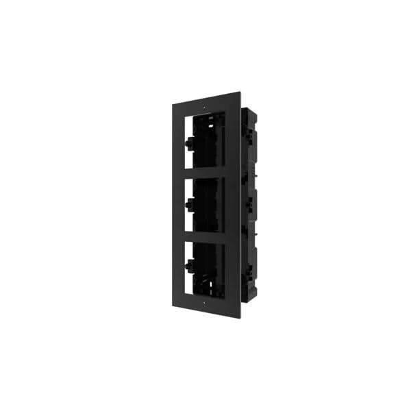 Hikvision DS-KD-ACF3, Zwart Inbouwframe 3 modules