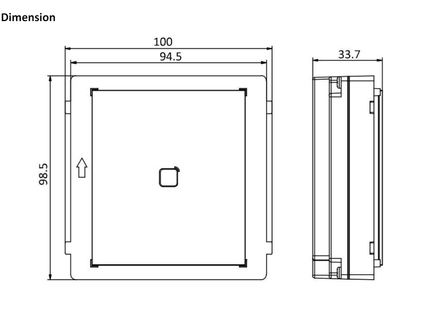 Hikvision DS-KD-E, Module Intercom, Kaartlezer EM
