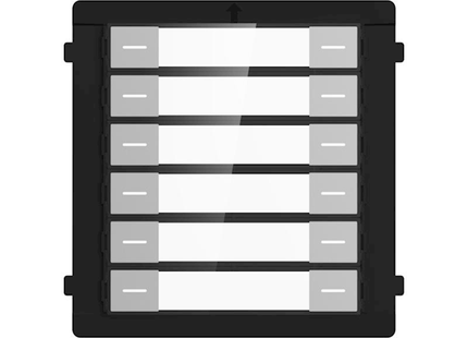 Hikvision DS-KD-K12/S RVS Beldrukker met 12 knoppen