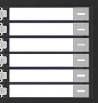 Hikvision DS-KD-KK Beldrukker 6 knoppen