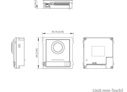 Hikvision DS-KD8003-IME1 (B) Buitenpost Cameramodule DEMO