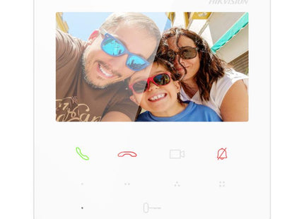 Hikvision DS-KH6110-WE1 Binnenpost met 4.3 inch scherm PoE/12v WiFi, WIT