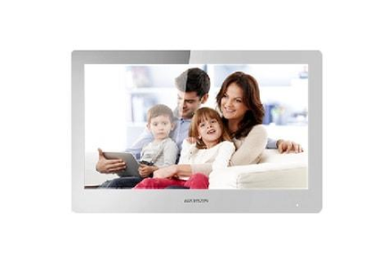 Hikvision DS-KH8520-WTE1 Binnenpost 10'' Inch scherm Luxe model Wit