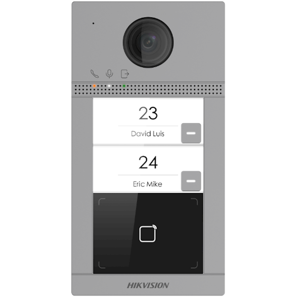 Hikvision DS-KV8213-WME1 Inbouw 2 beldrukkers IR verlichting PoE 12v