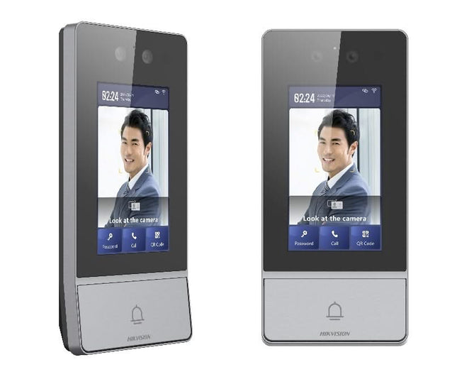 Hikvision DS-KV9503-WBE1, metalen deurstation Face recognition/card/code outdoor, PoE/WiFi