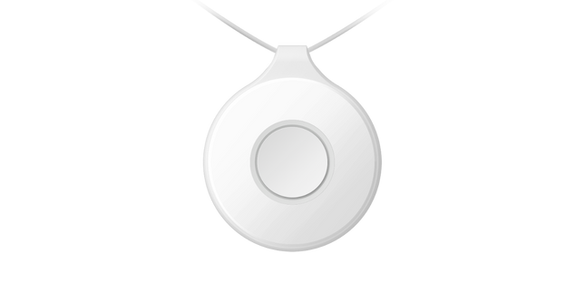 Hikvision DS-PDEBP1-EG2-WE Draadloze draagbare paniekknop