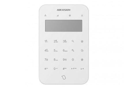 Hikvision DS-PK1-LT-WE Draadloos LCD Keypad + Tag Reader
