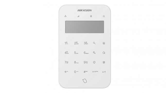 Hikvision DS-PK501LTM-HWE Bedrade LCD Keypad + Tag Reader