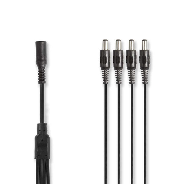 Divisor de cabo de alimentação Hikvision Hikvision CCTV 1x f a 4x m 0,35 m 5,5 x 2,1 DC Conector