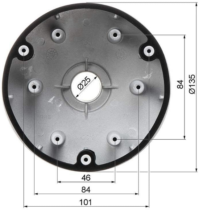 Hikvision Hikvision DS-1271ZJ-135 soporte de montaje en techo