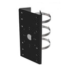 Hikvision DS-1275ZJ-SUS Black, soporte de montaje en poste negro con abrazaderas