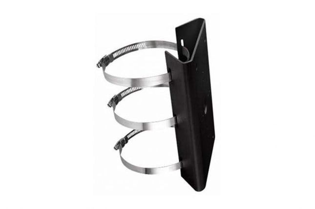 Hikvision Hikvision DS-1275ZJ-SUS Preto, suporte de montagem em poste preto com braçadeiras