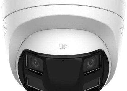 Hikvision Hikvision DS-2CD1383G2P-LIUF, câmera de 8 MP de 180 graus, lente dupla, luz híbrida inteligente, PoE