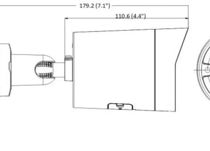 Hikvision Hikvision DS-2CD2086G2H-IU 8Mp 4K Mini Bullet Zwart, Powered by Darkfighter, AcuSense, 40m IR