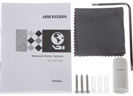 Hikvision DS-2CD2143G2-IS, cámara domo de 4 MP con LED IR, PoE y ranura para tarjeta SD