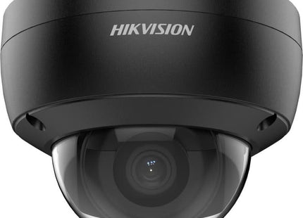Hikvision Hikvision DS-2CD2143G2-IU Preto, LEDs IR de 4 MP, slot Dome PoE SD, microfone integrado.
