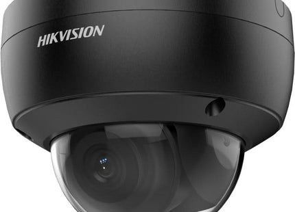 Hikvision Hikvision DS-2CD2143G2-IU Preto, LEDs IR de 4 MP, slot Dome PoE SD, microfone integrado.
