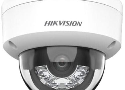 Hikvision DS-2CD2183G2-LIS2U, cámara domo de 8 MP y 4K, AcuSense, iluminación híbrida inteligente, PoE y 2 micrófonos