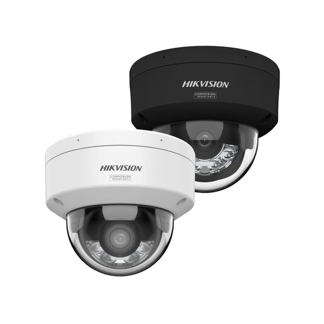 Hikvision Hikvision DS-2CD2187G3-LIS2UY Zwart, Dome 8MP 4K 2.8mm, ColorVu 3.0, Anti-corrosie, Dual-Mic