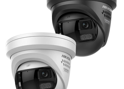 Hikvision Hikvision DS-2CD23127G3P-LIS2UY/SL Negro, Cámara 12MP 180 grados, Doble Lente, ColorVu 3.0, PoE