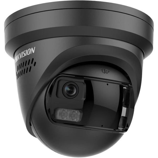 Hikvision Hikvision DS-2CD23127G3P-LIS2UY/SL Negro, Cámara 12MP 180 grados, Doble Lente, ColorVu 3.0, PoE