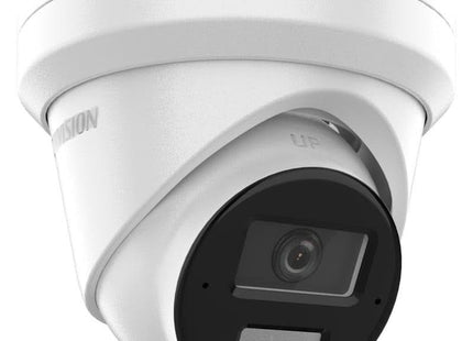 Hikvision DS-2CD2343G2-LI2U, cámara tipo torreta de 4 MP, iluminación híbrida inteligente, AcuSense, PoE, ranura para tarjeta micro SD, micrófono