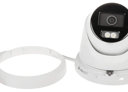 Hikvision DS-2CD2343G2-LI2U, cámara tipo torreta de 4 MP, iluminación híbrida inteligente, AcuSense, PoE, ranura para tarjeta micro SD, micrófono