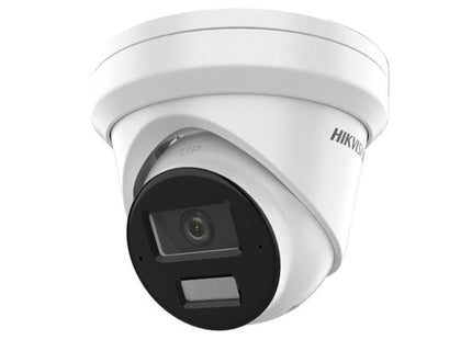 Hikvision DS-2CD2343G2-LI2U, cámara tipo torreta de 4 MP, iluminación híbrida inteligente, AcuSense, PoE, ranura para tarjeta micro SD, micrófono