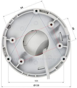 Hikvision DS-2CD2346G2H-IS2U/SL 4 MP Darkfighter Eyeball, ranura SD, LED IR, audio bidireccional, sirena y luz estroboscópica LED
