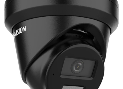 Hikvision Hikvision DS-2CD2346G2H-IU, 4MP Acusense Darkfighter slot SD PoE IR-Led Microfone Preto