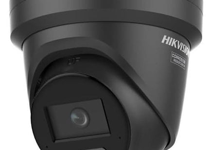 Hikvision DS-2CD2347G3-LI2SUY/SL Negro, 4 MP, ColorVu 3.0, LED estroboscópico/sirena, doble micrófono, anticorrosión